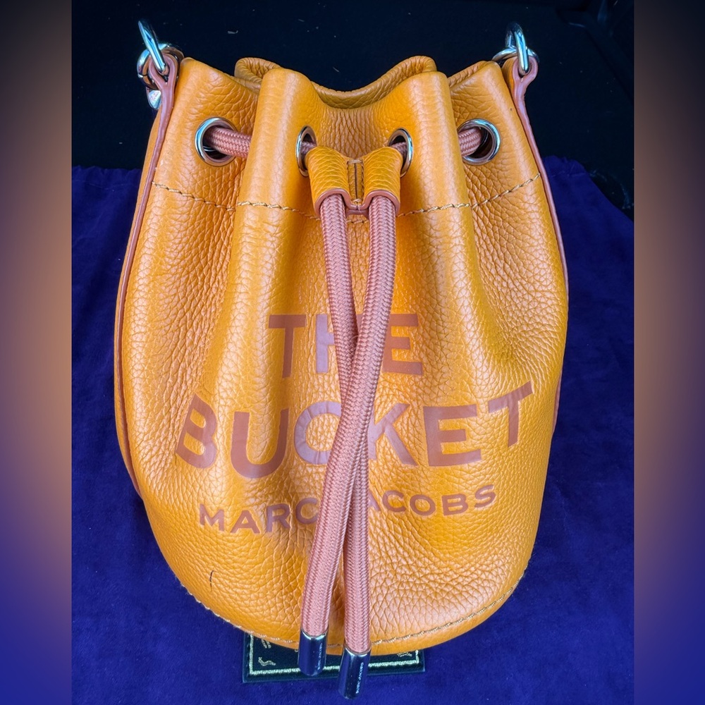 Marc Jacobs Vibrant Orange Bucket Bag